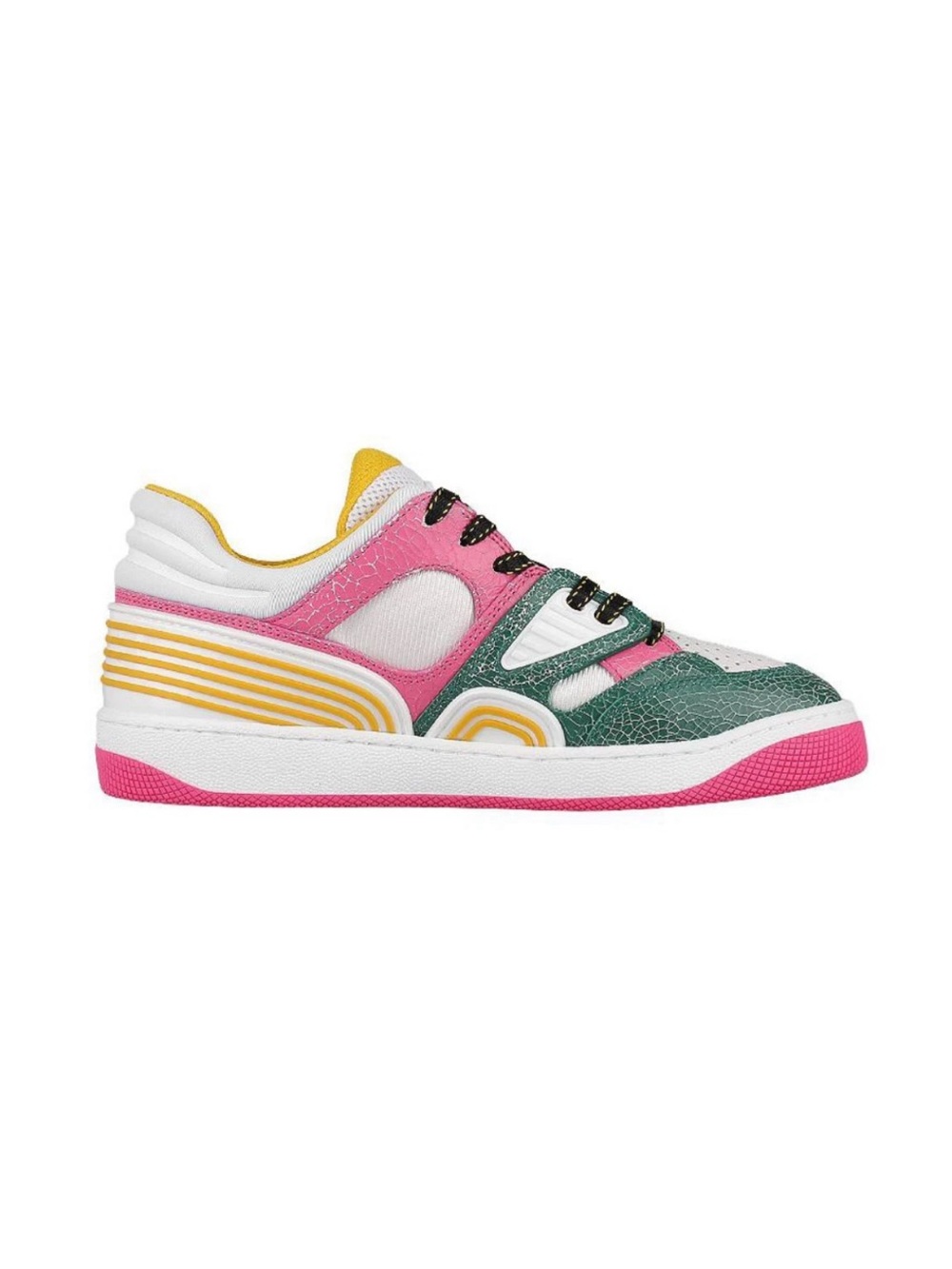 GUCCI Women’s Basket leather low top Sneakers